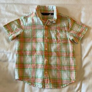 Janie & Jack Boys Plaid Shirt